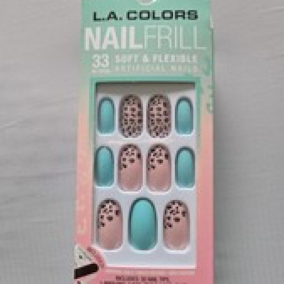 L.A. Colors Nail Frill High Gloss Artificial Nail Tip Kit 33 PC Lot of 3 - Picture 9 of 9